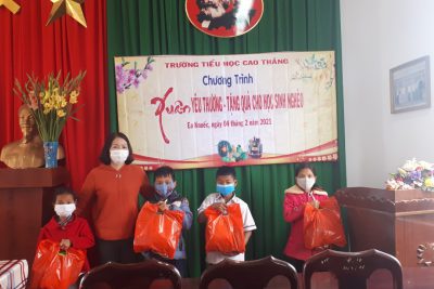 Chương trình “Xuân yêu thương 2021” tại Trường TH Cao Thắng